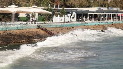 Tekirdağ’da etkili olan poyraz deniz ulaşımını aksattı!