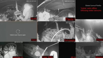 İsrail, Gazze'ye gitmeye çalışan Sumud Filosu'na müdahale ediyor