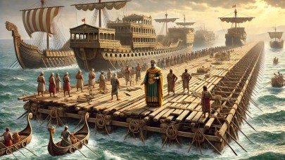 Pers'lerin Çanakkale Boğazı'na Kurdukları Köprü