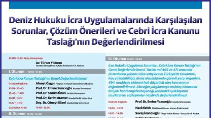 İstanbul Barosu, Deniz Hukuku ve İcra Sorunlarını Masaya Yatırıyor