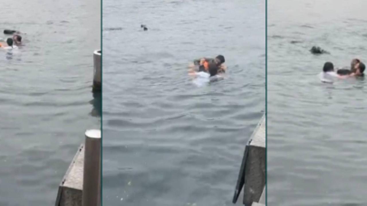 Kadıköy’de denize düşen kişiyi kurtarmak isterken can verdi