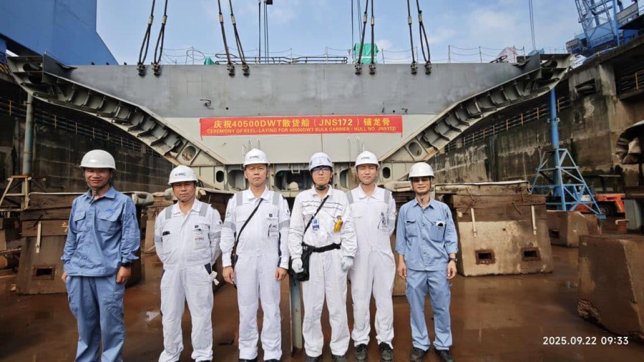 Ciner’in 40.500 DWT’lik dokuzuncu gemisi inşa aşamasında