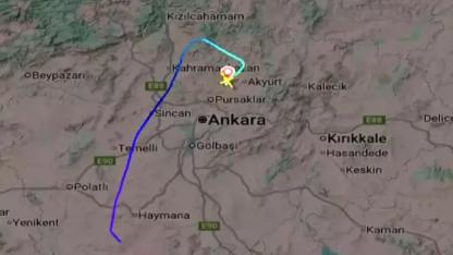 Libya Heyetini Taşıyan Uçak Haymana'da Düştü!