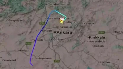 Libya Heyetini Taşıyan Uçak Haymana'da Düştü!