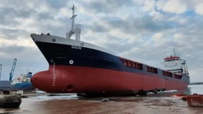 Trabzon Tersanesi 91 Metrelik Snow'u Yeniledi