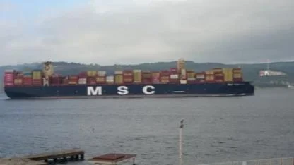 MSC Türkiye Çanakkale Boğazı’ndan geçti