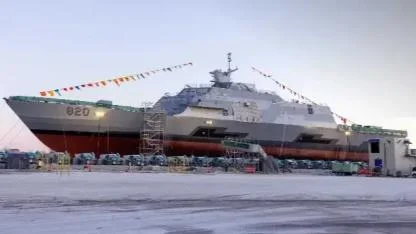 Suudi Donanması’nın Tuwaiq Sınıfı İlk Gemisi Denize İndirildi