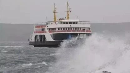 Bozcaada ve Gökçeada seferleri fırtına nedeniyle iptal edildi