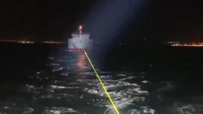 Büyükçekmece açıklarında arızalanan gemi kurtarıldı!