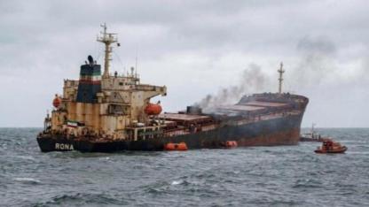 İran Bayraklı Kargo Gemisi Hazar Denizi’nde Battı!