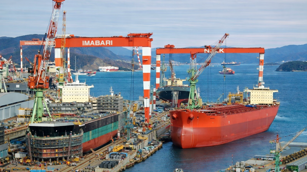 Japonya’da Gemi Siparişleri Aralık’ta Hızla Arttı, Yıllık Tonaj Geriledi