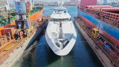 M/Y Mirabella İstanbul’da Kapsamlı Refitten Geçiyor