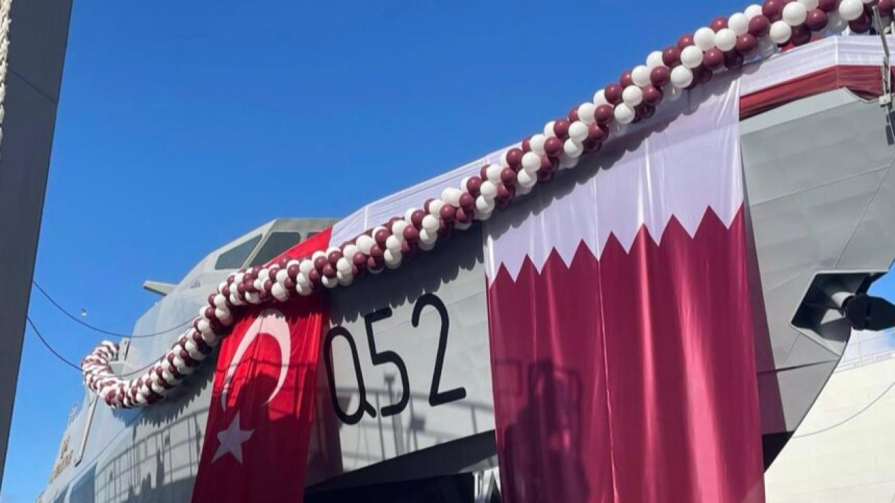Qatar's Second Guided Missile Boat Launched by DEARSAN