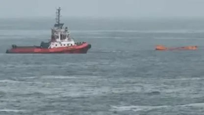 Kazablanka Limanı’nda 85 Konteyner Denize Düştü, Seferler Durduruldu