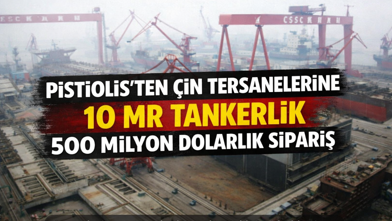 Pistiolis’ten Çin’e 10 MR tanker için 500 milyon $ sipariş