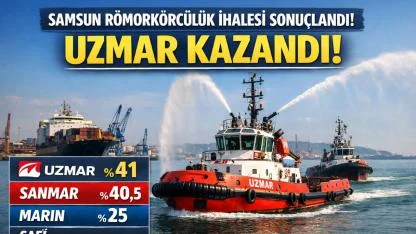 Samsun’da Römorkörcülük İhalesini %41 ile UZMAR Kazandı