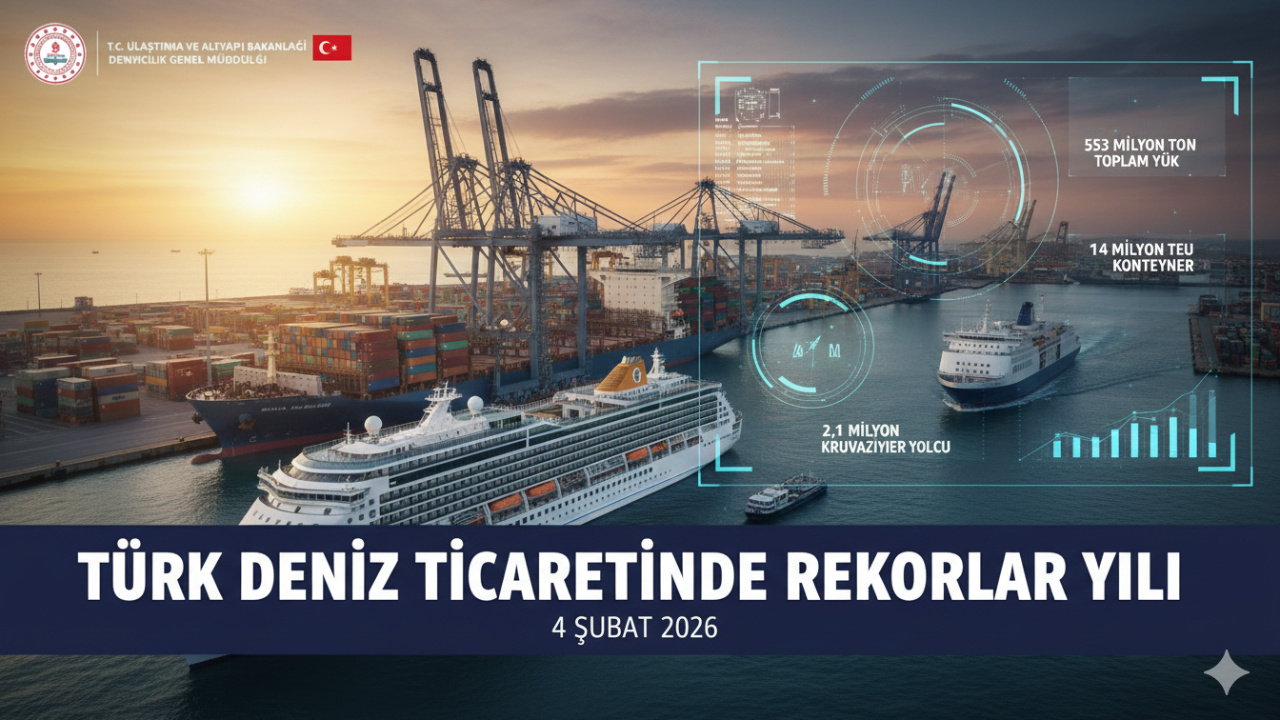 Türk Deniz Ticaretinde Rekorlar Yılı: 2025 İstatistikleri Açıklandı