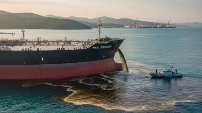 Yalova'da Dev Tankere 17 Milyon TL Kirlilik Cezası!