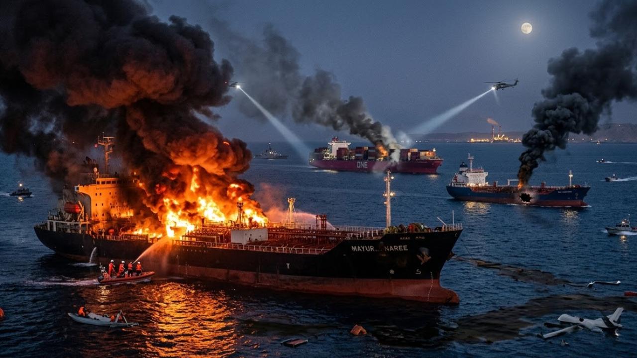 Basra Körfezi'nde Gemi Katliamı: Bir Gecede 3 Gemi Vuruldu!