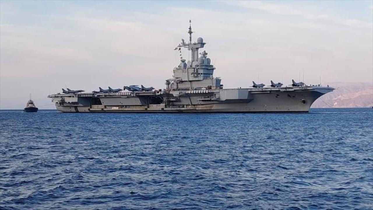 Charles de Gaulle uçak gemisi Doğu Akdeniz'e gönderildi