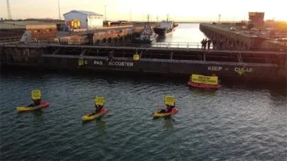 Greenpeace’ten Dunkirk’te Uranyum Protestosu 4 Gözaltı