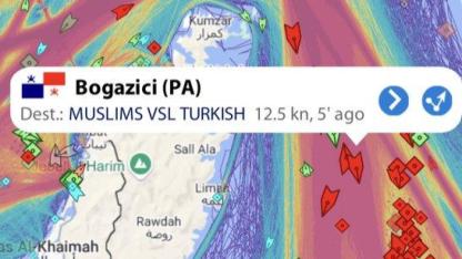 Hürmüz’den Geçen Türk Gemisinden AIS Üzerinden Mesaj