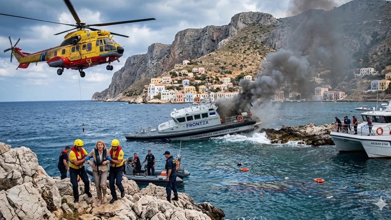 Meis'te Frontex Botu Battı: Estonya Büyükelçisi Yaralandı