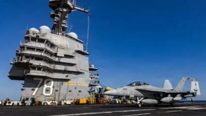 USS Ford’daki Yangın Büyüdü: 600 Personel Etkilendi