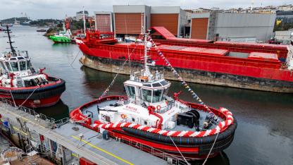 SANMAR’dan BOTAŞ’a Dört Adet Tam Elektrikli Römorkör Teslimi