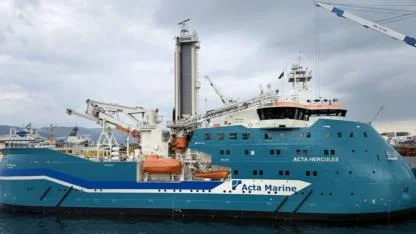 Tersane Tersanesinde inşa edilen Acta Hercules suyla buluştu