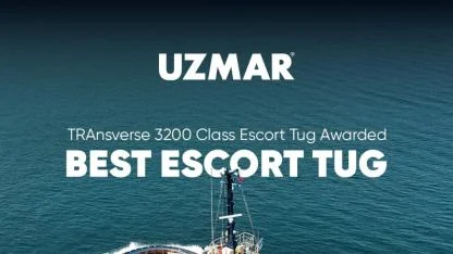 UZMAR imzalı römorköre uluslararası ödül