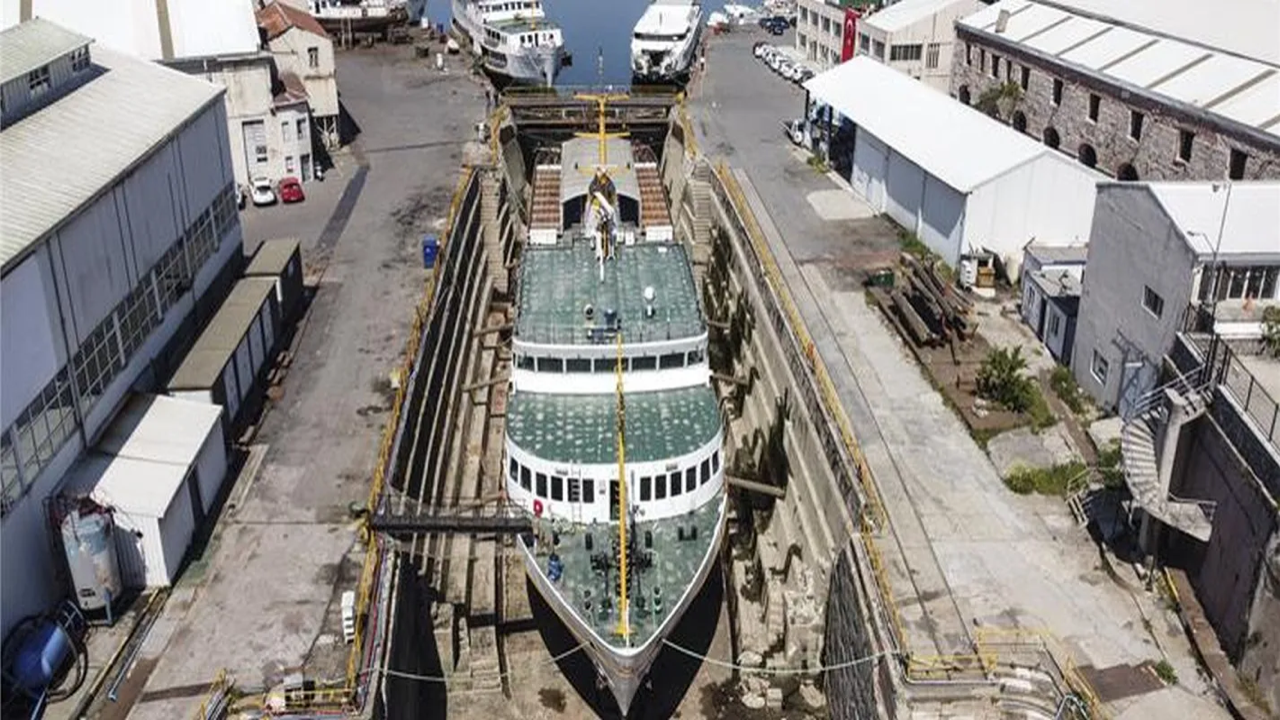 Haliç Tersanesi’nde Bir Yılda, 45 Gemi Bakımdan Geçti