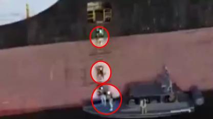 İran, gemi baskını görüntülerini yayınladı