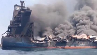 İran saldırısına uğrayan Safeen Prestige adlı gemi battı!