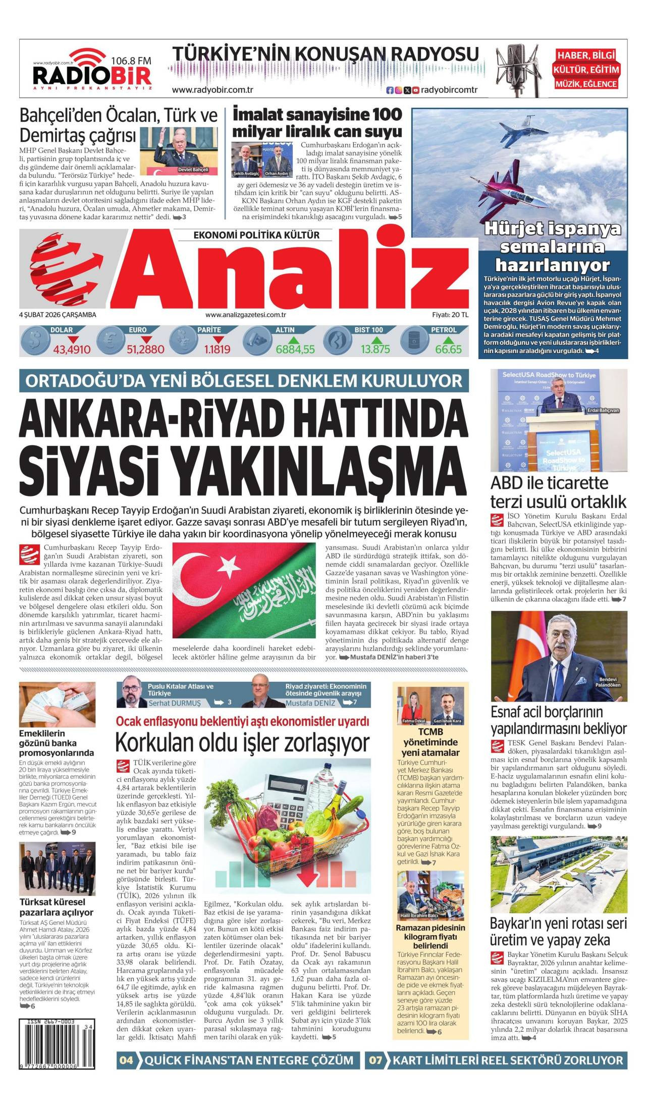 Analiz Gazete Manşeti