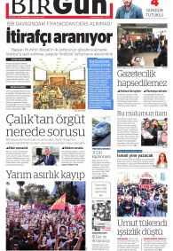 Birgün Gazetesi Gazete Manşeti