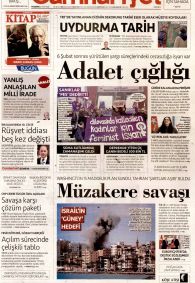 Cumhuriyet Gazetesi Gazete Manşeti