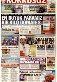 Korkusuz Gazetesi Gazete Manşeti