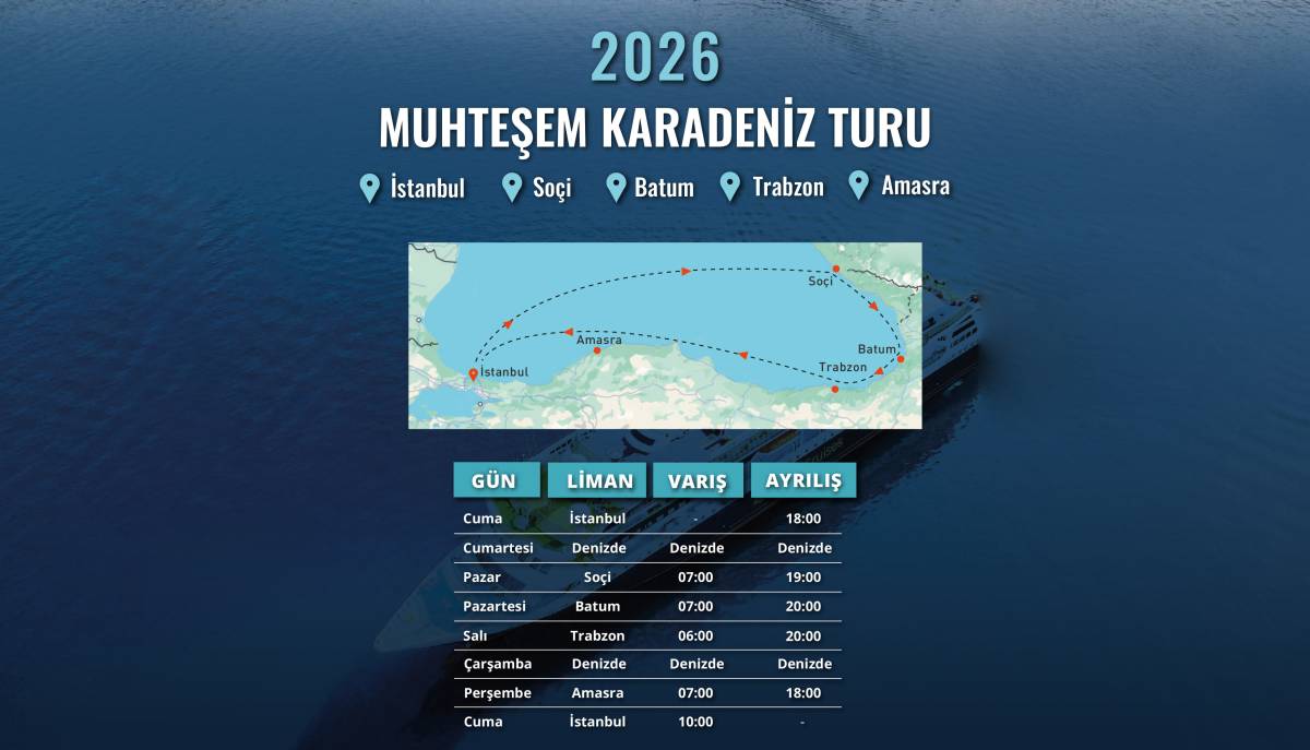 Karadeniz'de Kruvaziyer Turizmi Gelişiyor