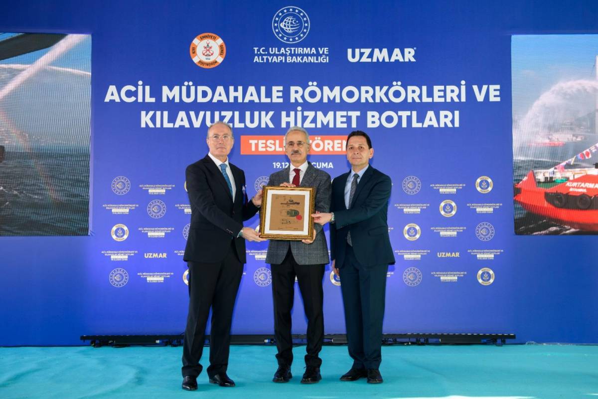 UZMAR imzalı 8 yeni deniz aracı Kıyı Emniyeti’nde