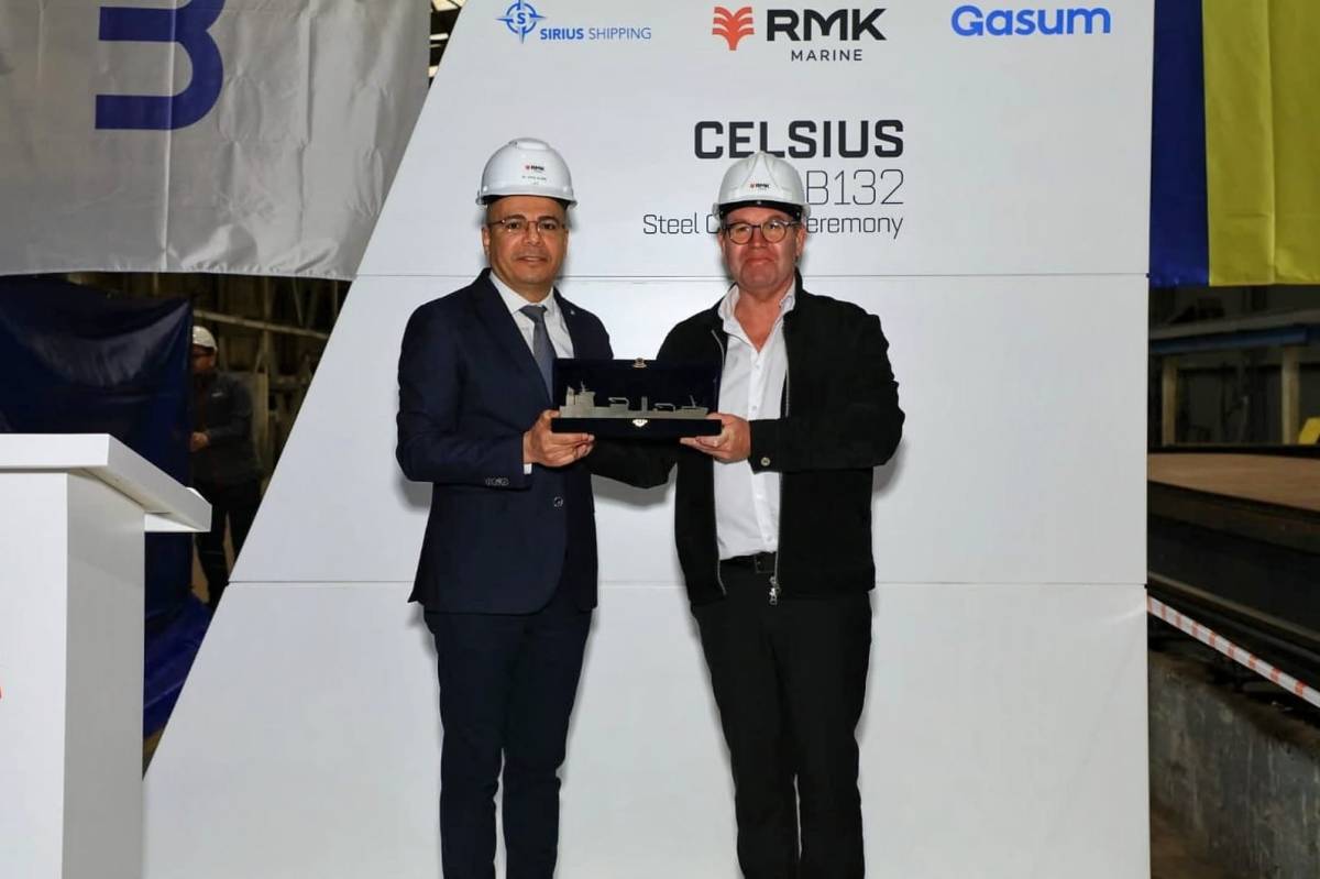RMK, Celsius LNG ve Bio-LNG Tankeri İçin Sac Kesimi Yapıldı