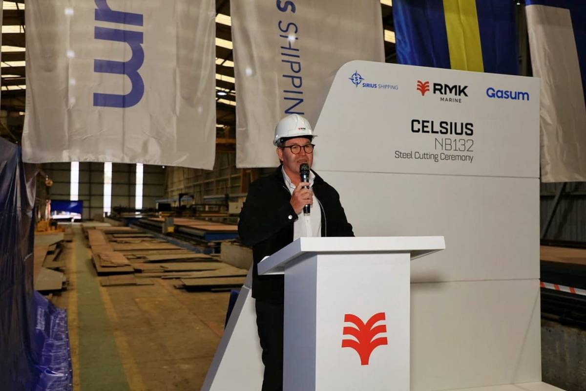 RMK, Celsius LNG ve Bio-LNG Tankeri İçin Sac Kesimi Yapıldı