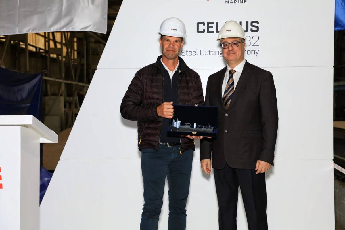 RMK, Celsius LNG ve Bio-LNG Tankeri İçin Sac Kesimi Yapıldı