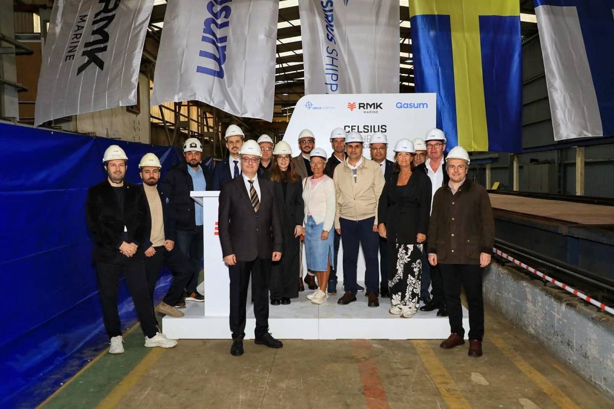 RMK, Celsius LNG ve Bio-LNG Tankeri İçin Sac Kesimi Yapıldı